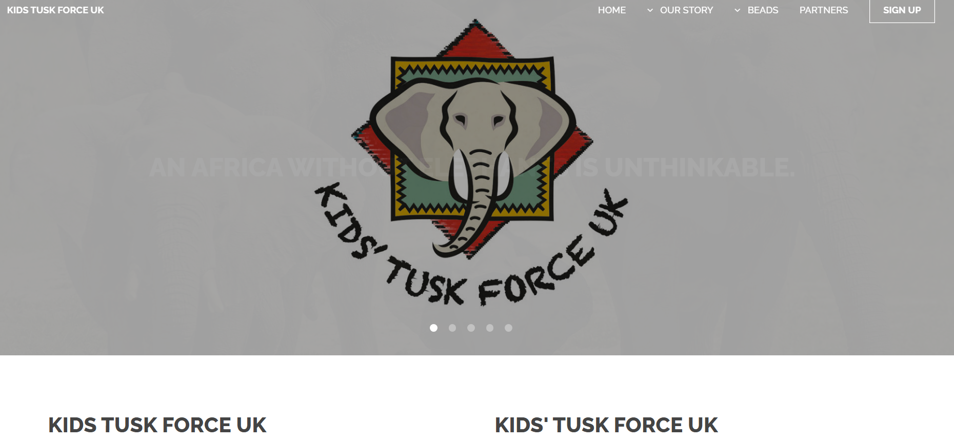 Kids Tusk Force UK Website